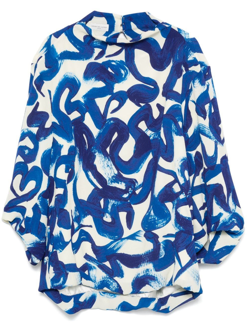 DRIES VAN NOTEN プリントブラウス