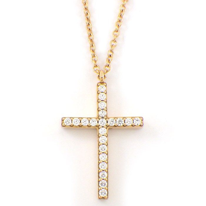 美品☆Tiffany & Co. メトロ クロスダイヤ ネックレス K18WG 美品☆Tiffany & Co. メトロ クロスダイヤ ネックレス K18WG