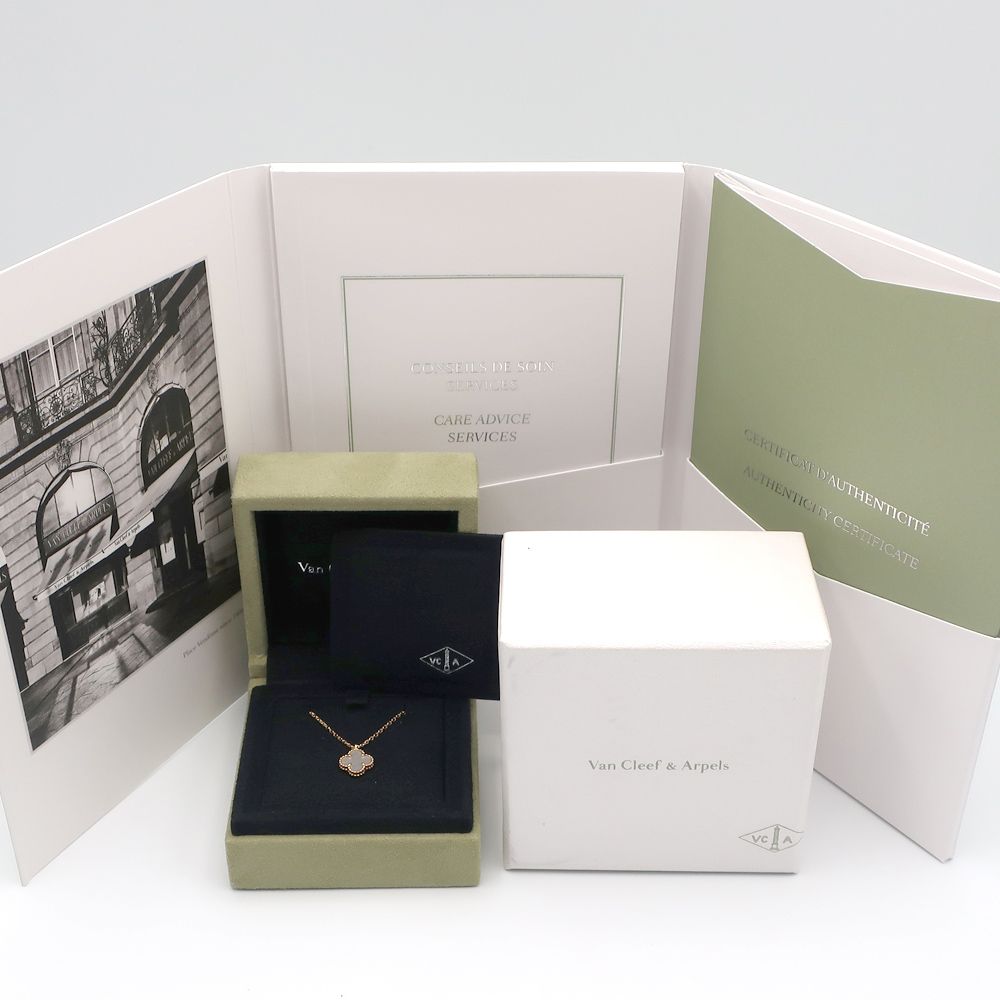 ヴァンクリーフ&アーペル スウィートアルハンブラネックレス 保証書あり