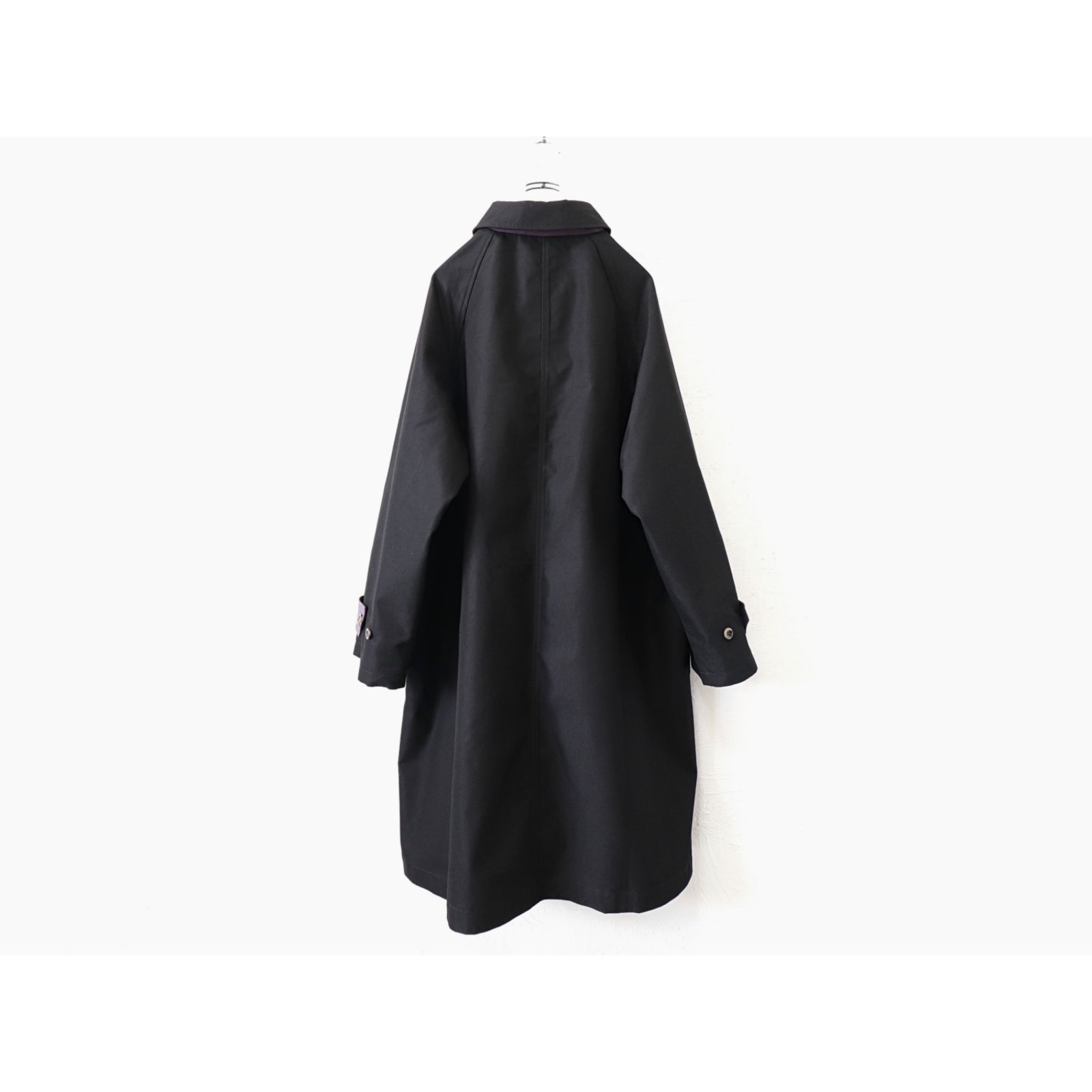 KELEN / BAL COLLAR COAT“GRAVES 2TONE” - BLACK ケレン / バルカラー  