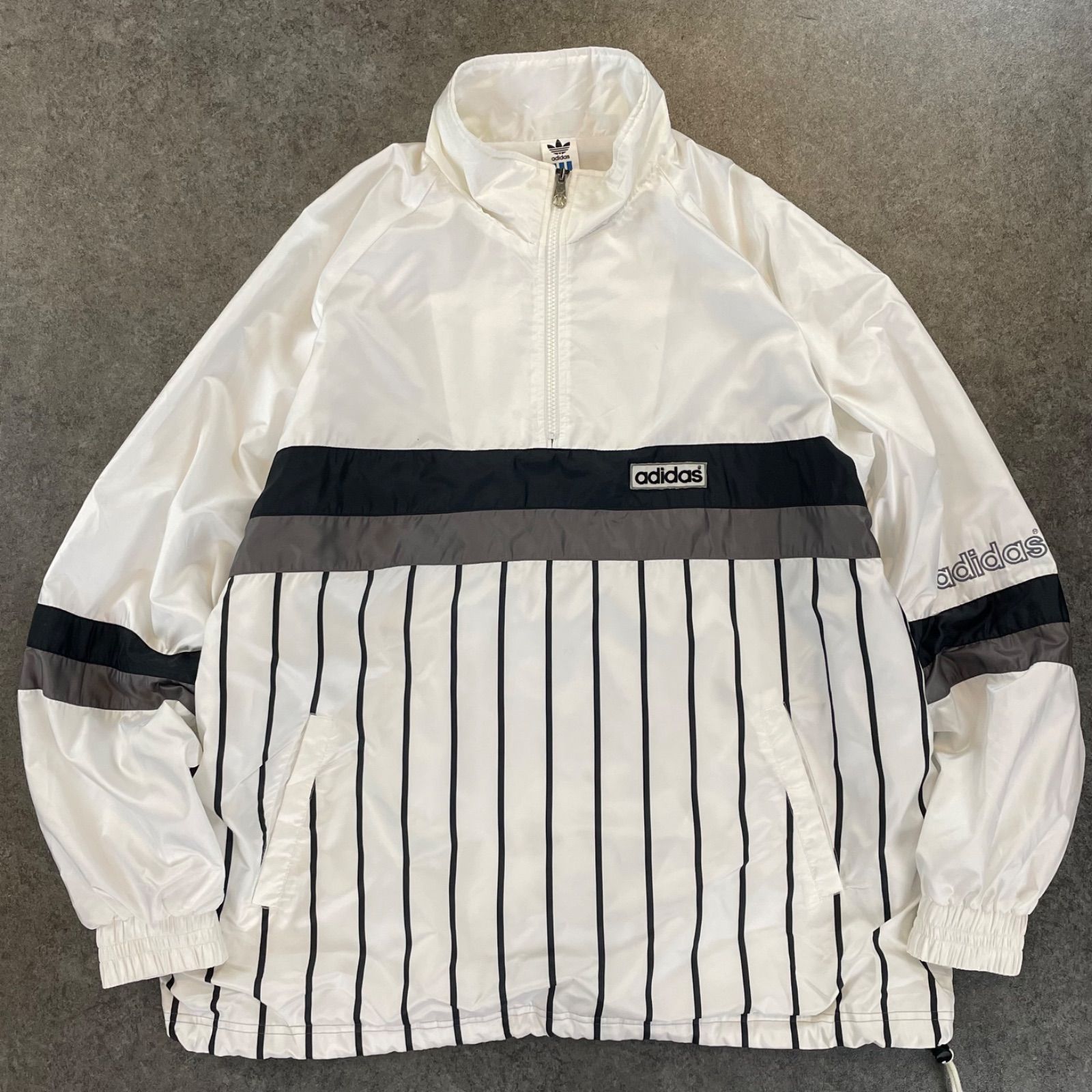 日本製 90s Vintage ADIDAS DESCENTE Pullover Jacket Half Zip 