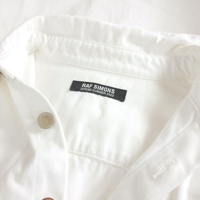 ラフシモンズ RAF SIMONS 22SS BIG FIT DENIM SHIRT オーバーサイズ 