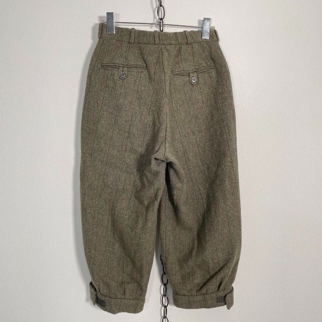 60s 70s Lynyon Countrywear ヴィンテージ ツイード ジョガーパンツ カーキ系 DECORATOM_COM_BR
