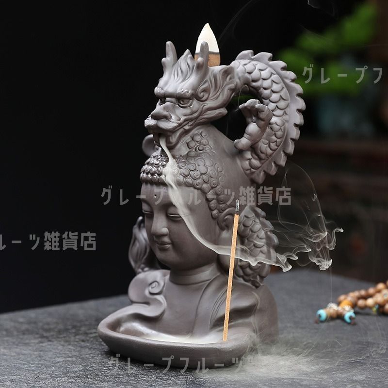 風水 香炉 おしゃれ 龍の置物 龍 玄関 金 開運 金龍 金運アップ グッズ