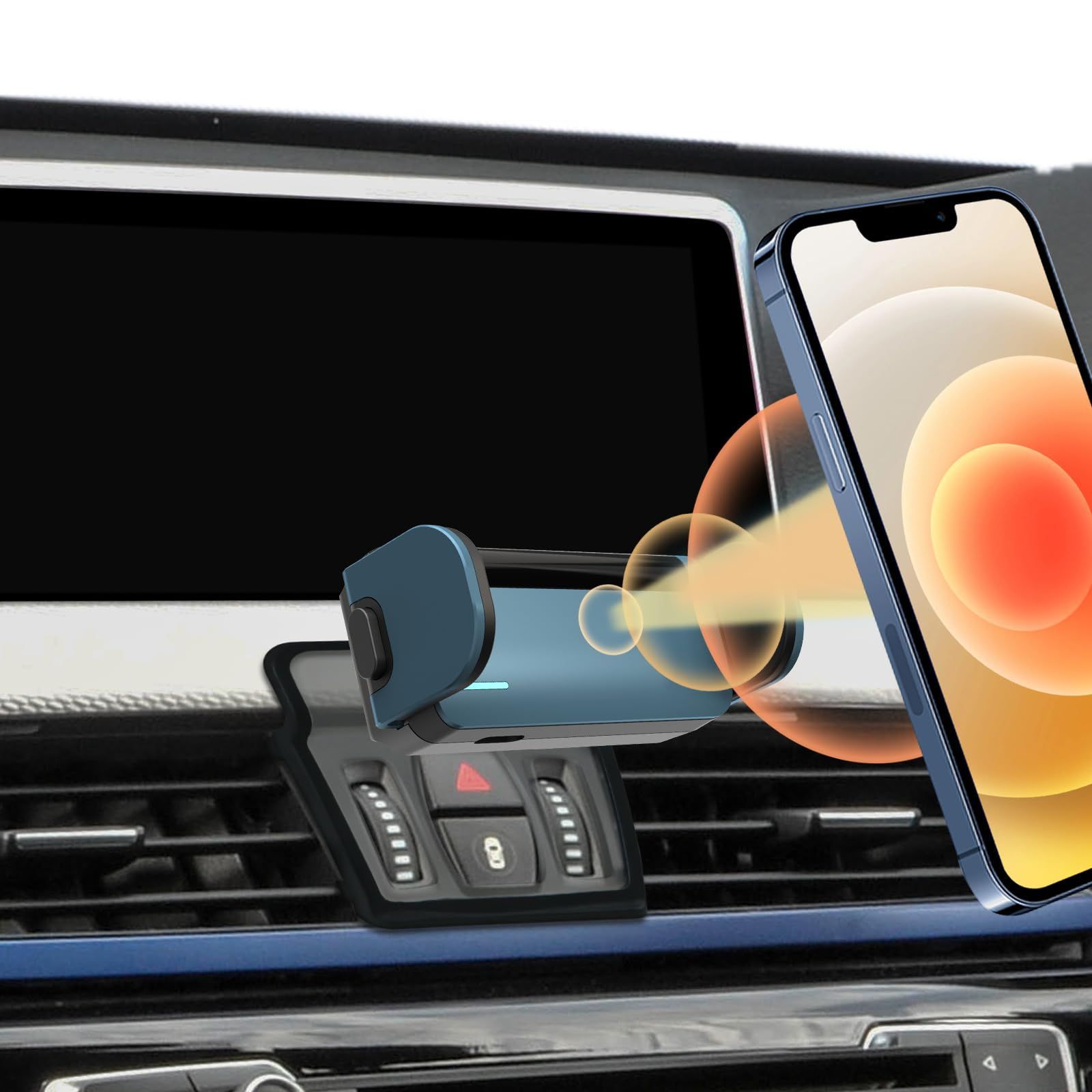 携帯電話マウント 電動型 カーマウント 車載ホルダー TPE スマホスタンド X2 X2 安定 BMW BMW 360度回転 BMW BMW 片手操作 スマホホルダー X1 BMW X1 アクセサリー 専用 F39 / カーパーツ F48 LUWU
