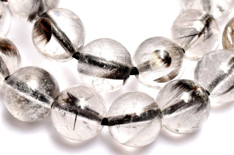 １点物 ブルッカイト入り プラチナタイチンルチルクォーツ 7mm ブレスレット パワーストーン 天然石 _MA8432 NEXPOTALLINN_EU