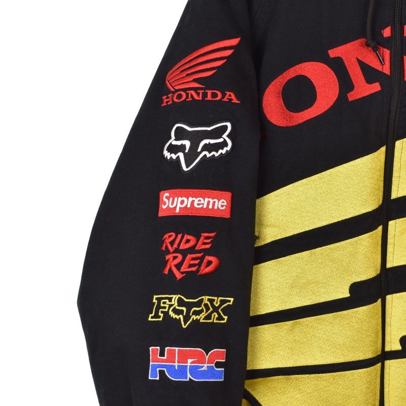 シュプリーム SUPREME 19AW HONDA FOX RACING PUFFY ZIP UP JACKET ...