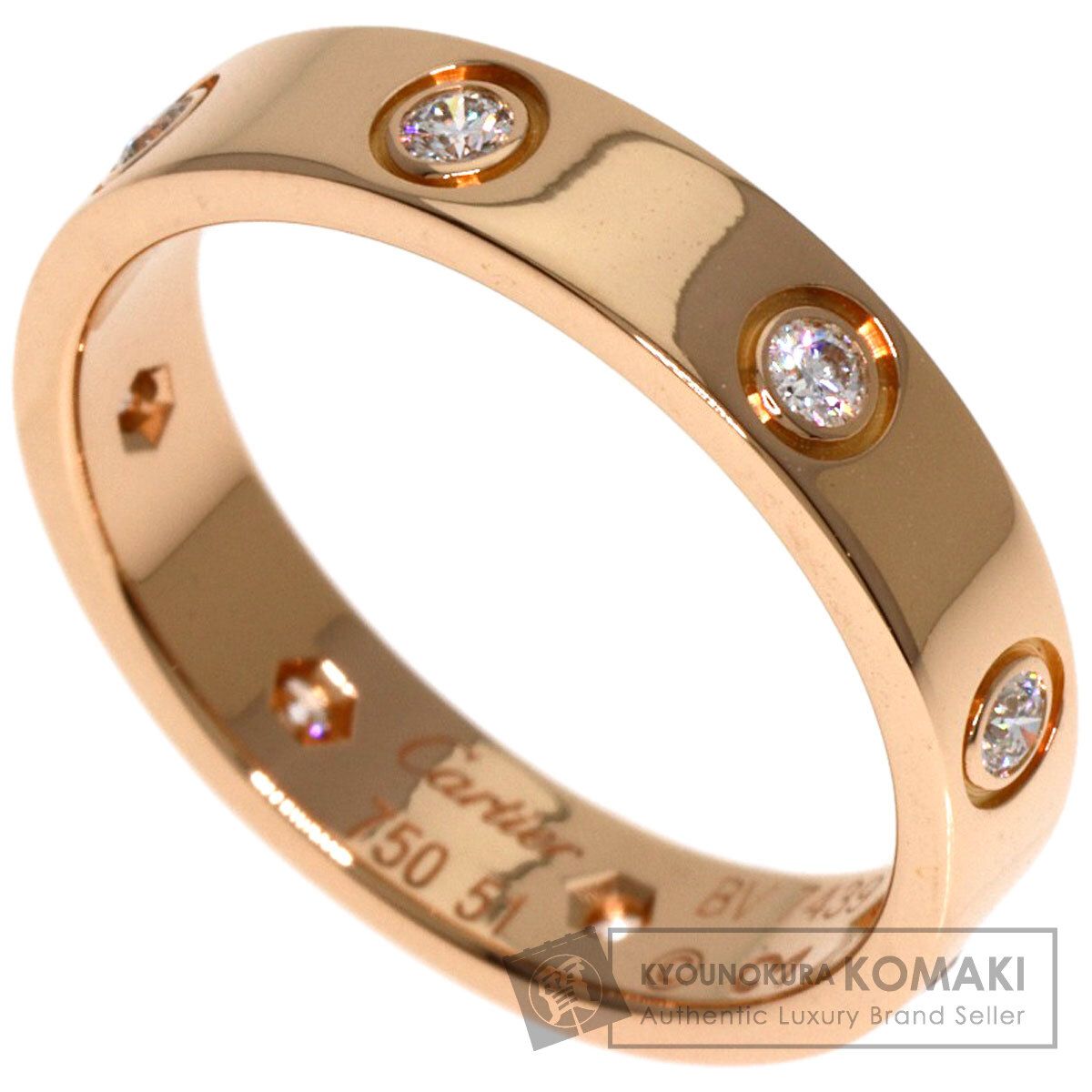 CARTIER カルティエ ミニラブリング フル ダイヤモンド #51 リング  