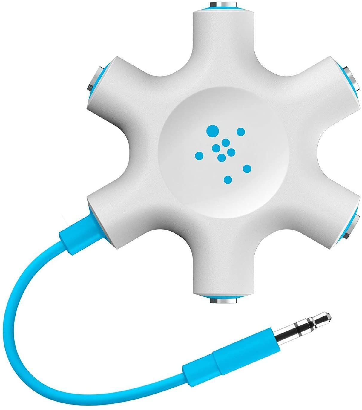 【低価，人気セール】 【在庫セール】2022受賞】 Belkin マルチイヤホンスプリッター 【VGP イヤホン分配・分岐 RockStar ブルー F8Z274btBLU ミュージックプレーヤー対応 応募券
