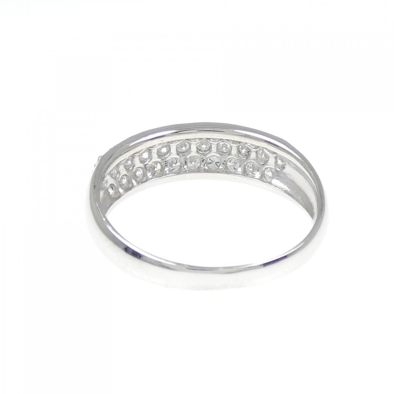 PT900 パヴェ ダイヤモンド リング 0.50CT - メルカリ 