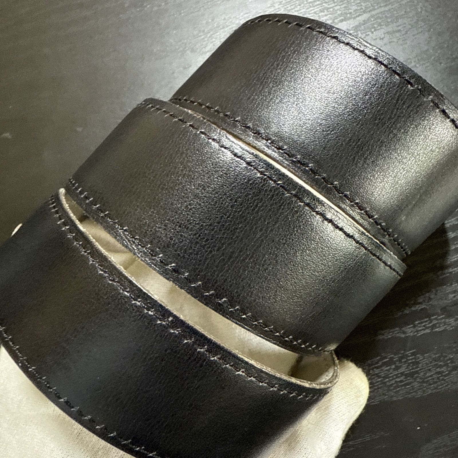 HERMES エルメスコンスタンスリバーシブルベルト65 シルバーバックル　美品 HERMES エルメス コンスタンスリバーシブルベルト65 シルバーカラー