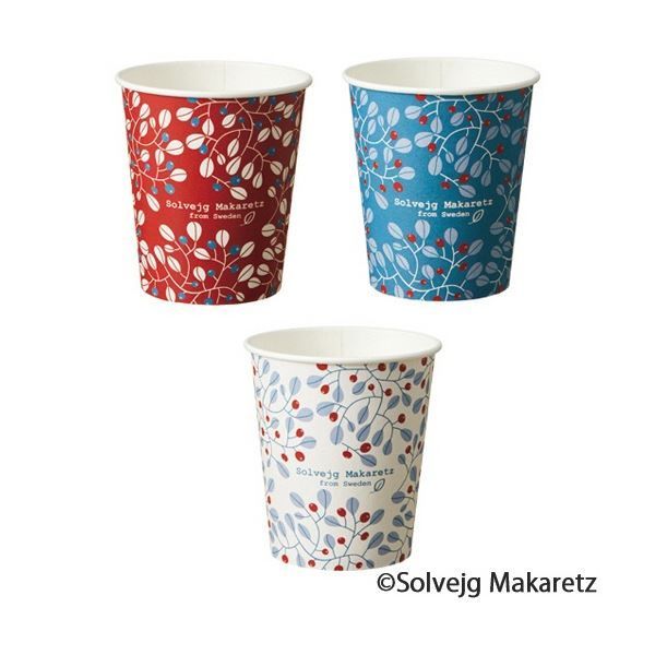 TANOSEE 紙コップ Berry(ベリー) 205ml(7オンス) 1セット(400個：80個&times;5パック)