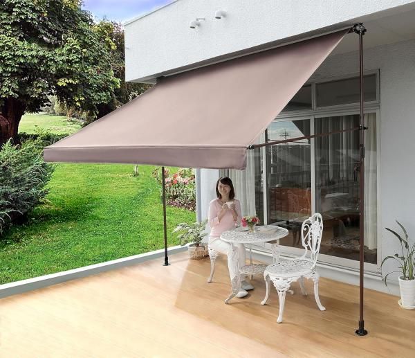 4営業日で発送 リビングアウト Living Out オーニングⅥ ３ｍ ブラウン TAN-1200-30 BR