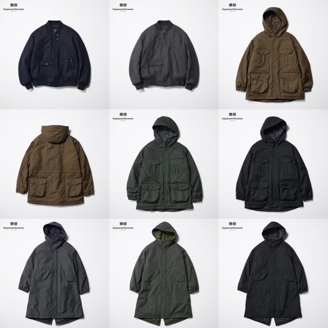 ☆日本未発売モデル☆海外限定 UNIQLO Engineered Garments. PUFFTECH ...