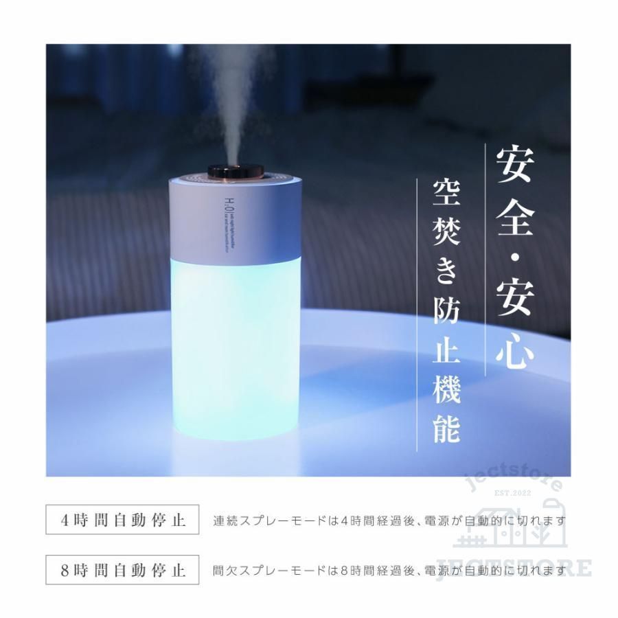 アロマディフューザー ミニ加湿器