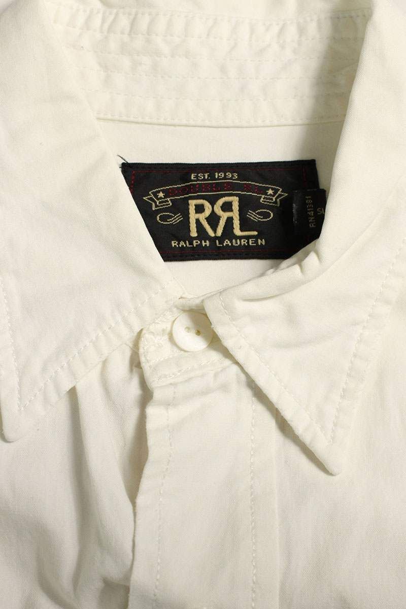 ダブルアールエル エポレット付きダブルポケット長袖シャツ メンズ XS  