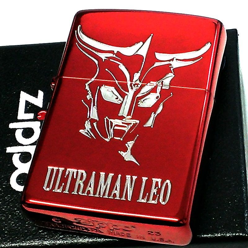 ZIPPO ウルトラマンレオ ultramanleo ジッポー オイルライター ウルトラマンシリーズ レジェンド 円谷プロ キャラクター レッド  red エッチング イオンコートレッド 凹マスクNi 両面加工 赤 かっこいい コレクション おしゃれ メンズ - メルカリ