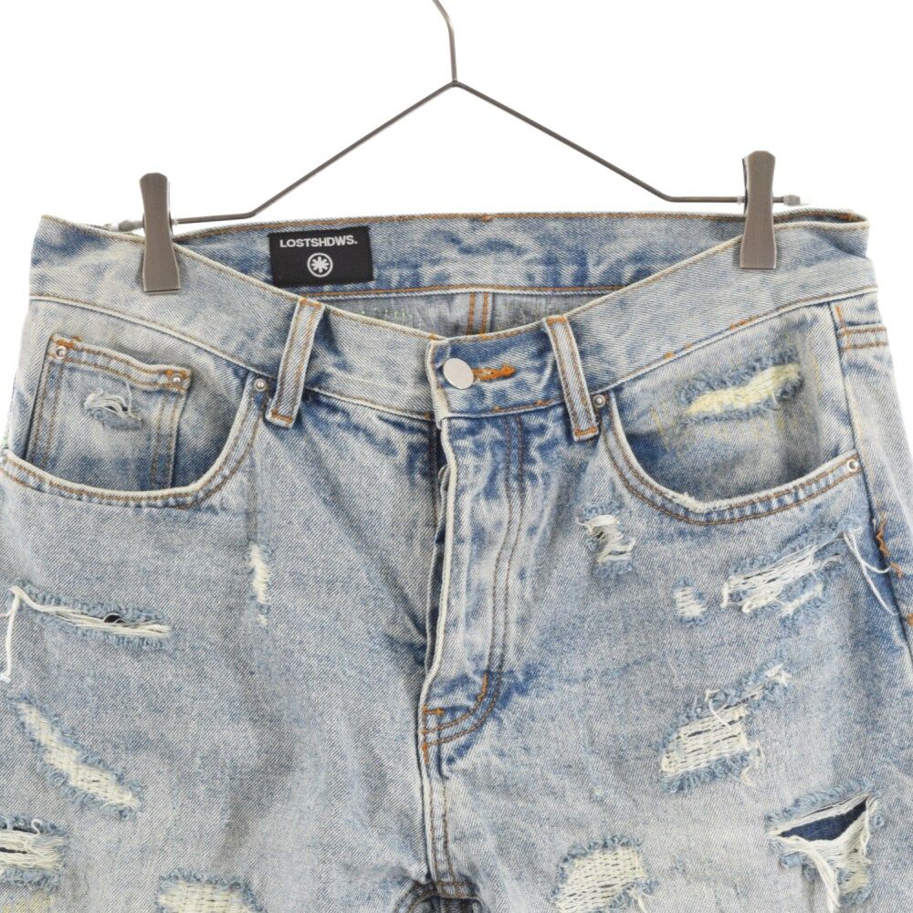 パンツ LOSTSHDWS LOGO JEANS LOSTSHDWS (ロストシャドウ) AYIN ANNIVERSARY LTD LOGO LAB