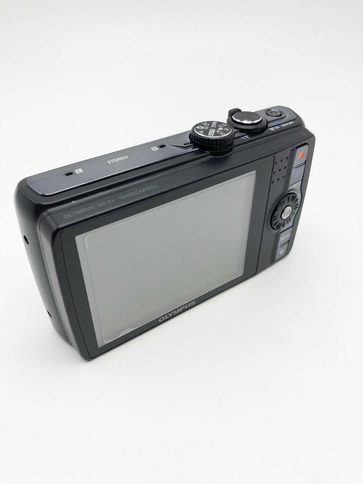 中古 OLYMPUS デジタルカメラ SH-21 ブラック 1600万画素 CMOS 光学