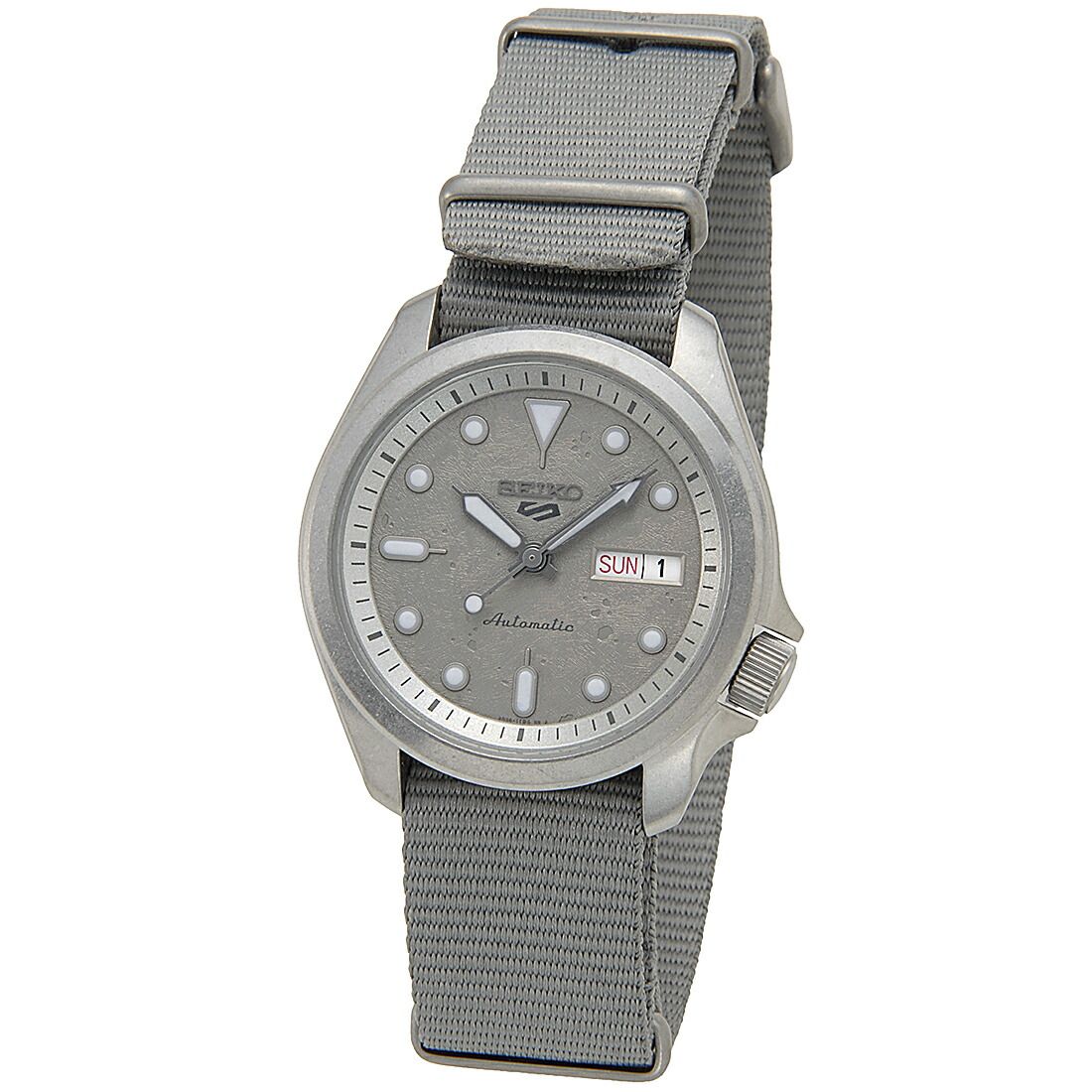 腕時計 メンズ セイコー5スポーツ オートマチック ケース幅40mm 日本製 ナイロンベルト シルバー/グリーン/グリーン色 SEIKO5 SPORTS 1216NZG09J1 腕時計 メンズ セイコー5スポーツ オートマチック ケース幅40mm