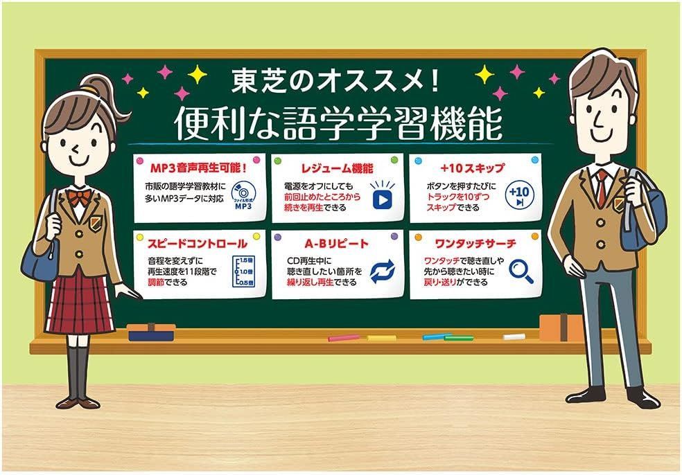 TOSHIBA ポータブルCDプレーヤー