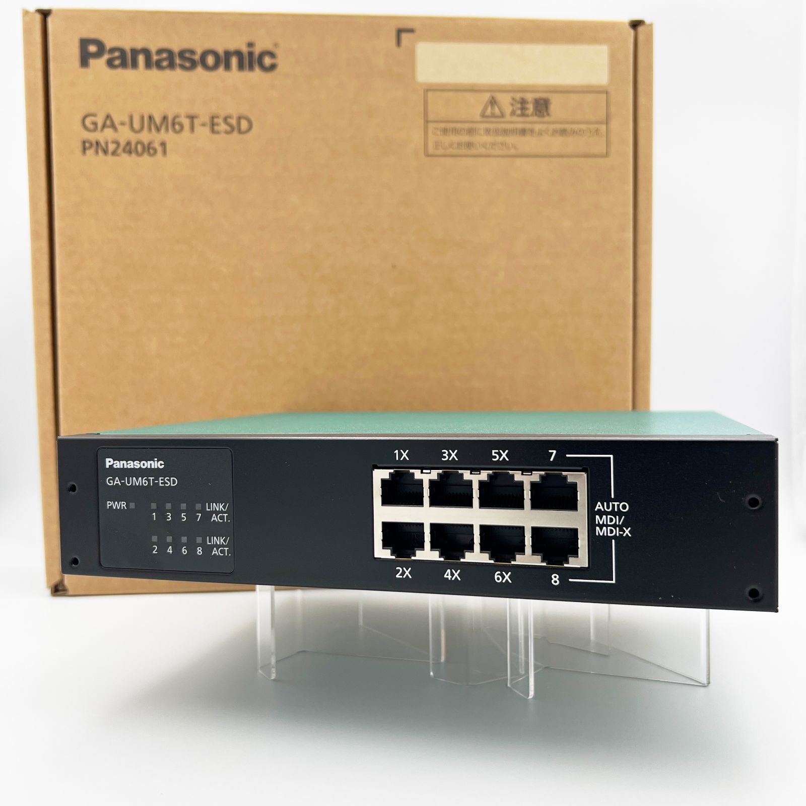 Panasonic パナソニック 8ポート レイヤ2スイッチングハブ GA-UM6T-ESD PN24061