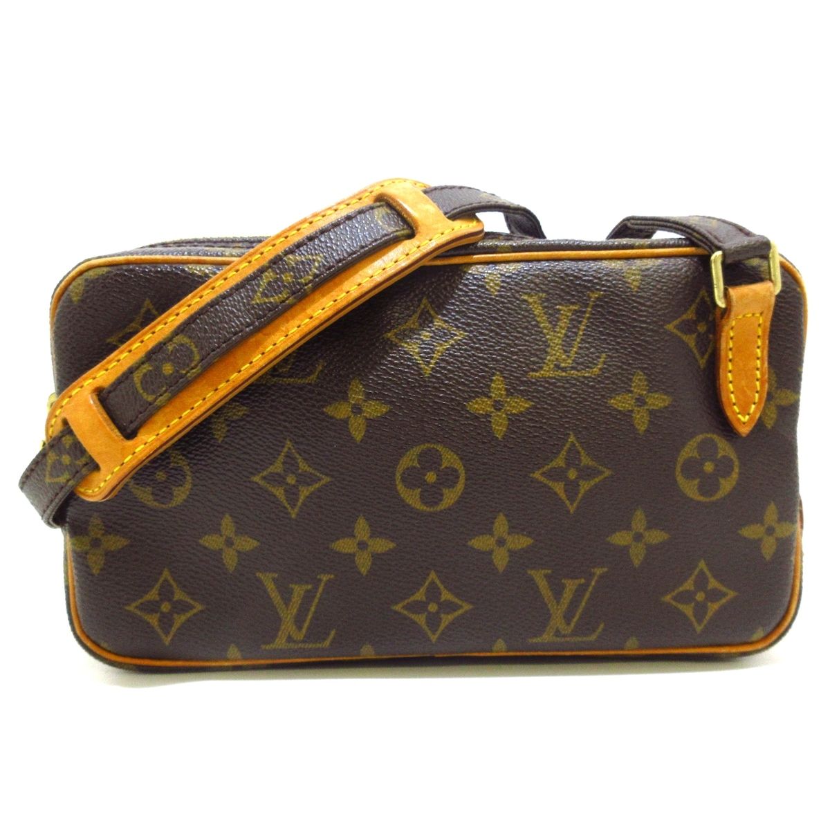 LOUIS VUITTON(ルイヴィトン) ショルダーバッグ モノグラム ポシェットマルリーバンドリエール M51828 - モノグラム・キャンバス  - メルカリ