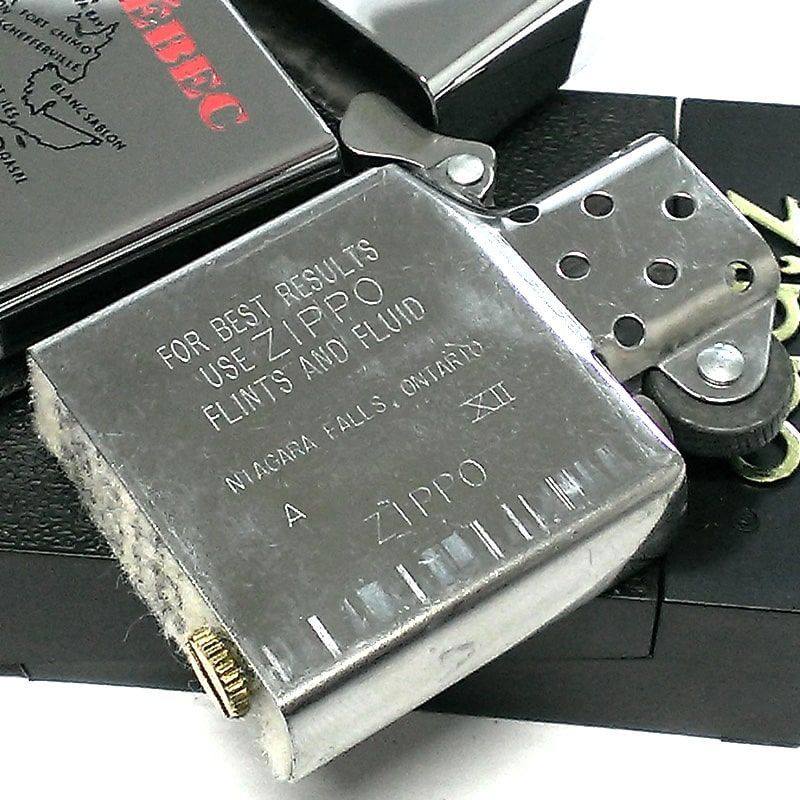 ZIPPO カナダ製 1995年製 ケベック州 オンタリオ製 地図 廃盤