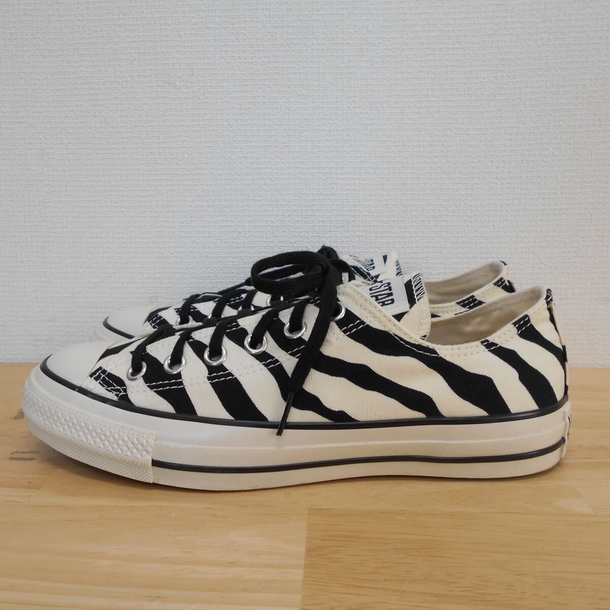 CONVERSE コンバース 1SD853 ALL STAR US ZEBRA OX オールスター ユーエス オックス ゼブラ柄 スニーカー シューズ 25.5cm 10116991