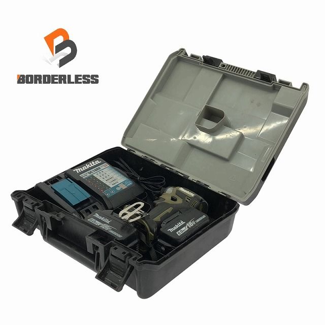 makita マキタ 18V 充電式インパクトドライバー TD173DRGXO バッテリー2個 18V 6.0Ah 充電器 ケース付 締付け