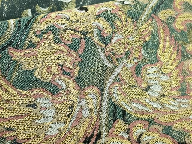 平和屋本店□極上 世界的人形師 辻村寿三郎 ジュサブロー 六通柄袋帯  