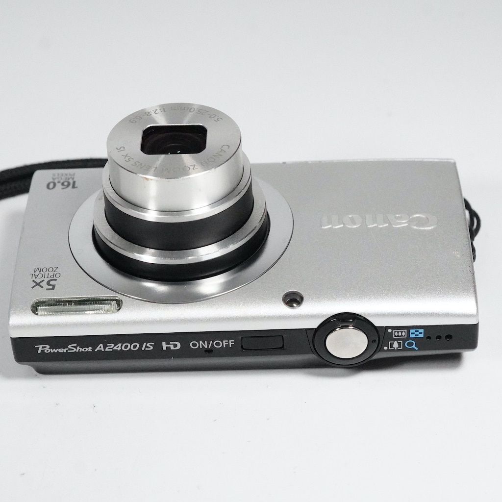 中古 Canon Powershot A2400IS シルバー キャノン デジタルカメラ 動作