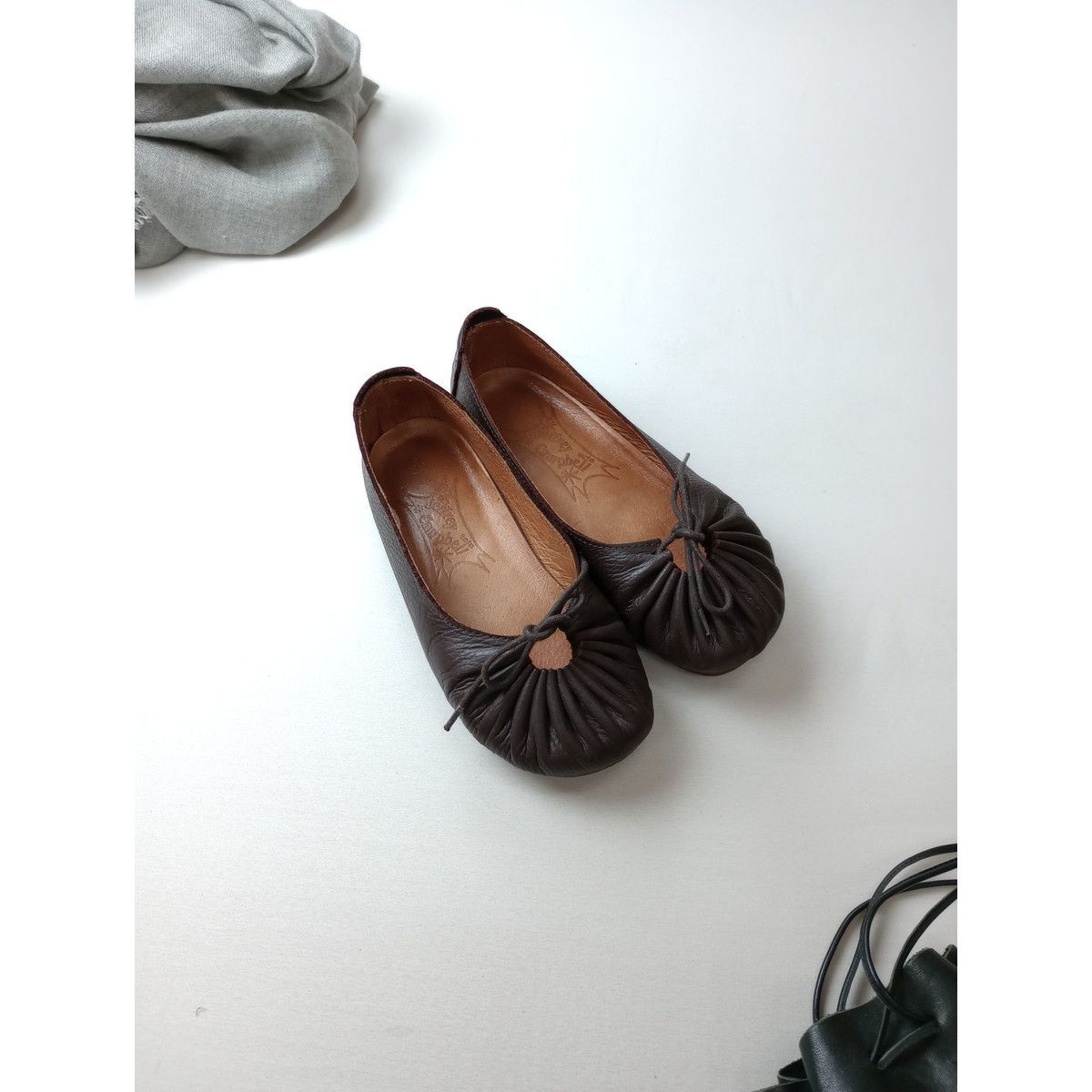JeffreyCampbell ジェフリーキャンベル ギャザー フラット パンプス ...