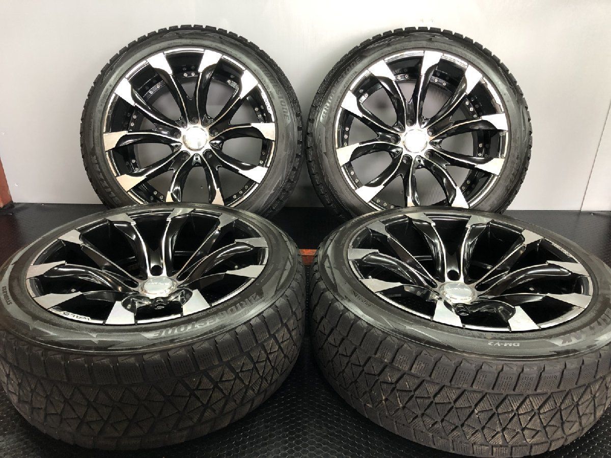 BS DM-V2 P285|45R22 スタッドレス WALD ジャレット J11-C 22インチ10.5J5HPCD150-5 オーバーフェンダーサイズ ランクル200 LX等 STF013MY