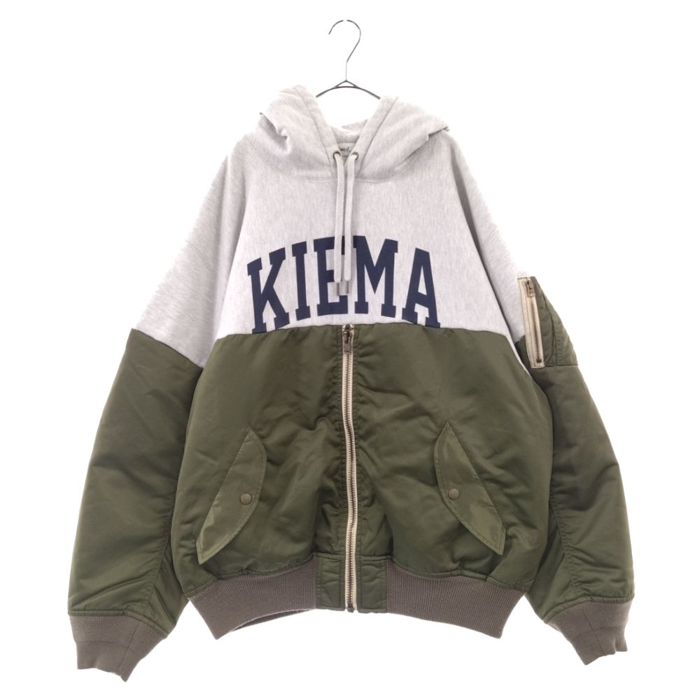 KiEMA/キーマ/MA-1 MIXED HOODIE - その他アウター