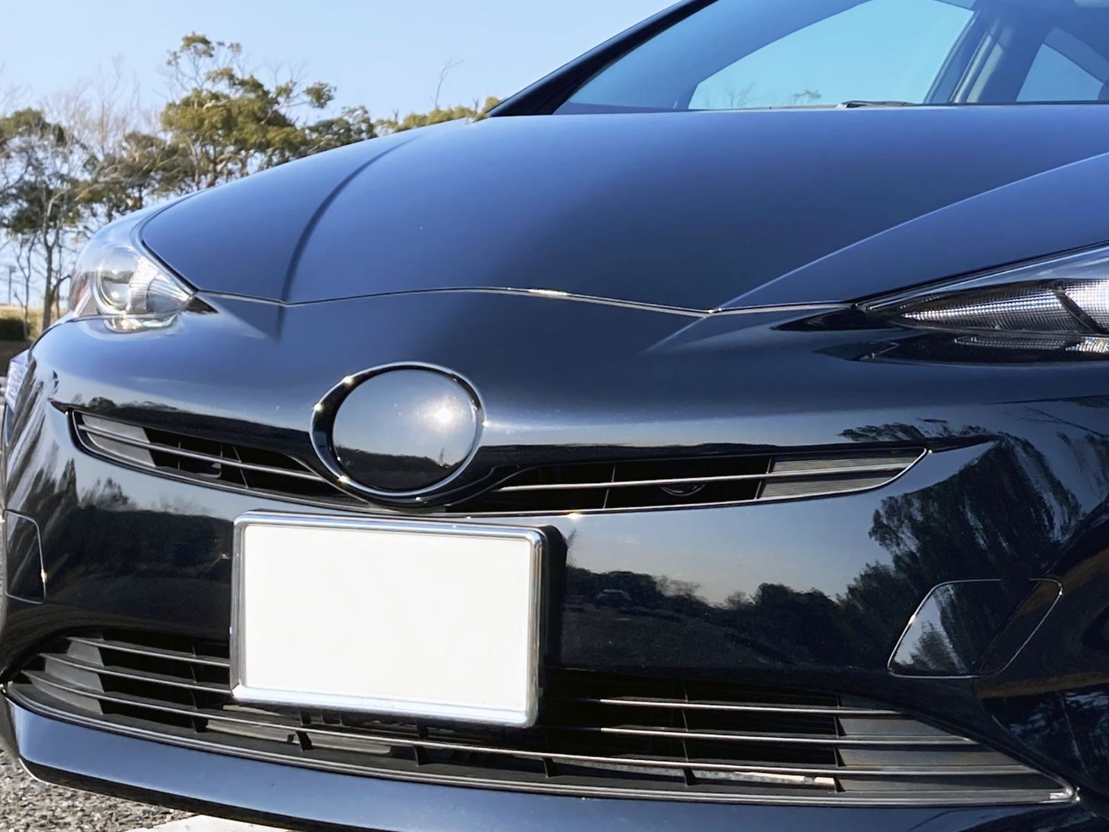 Tint+カット済エンブレム スモークフィルム 50 前期 プリウス 