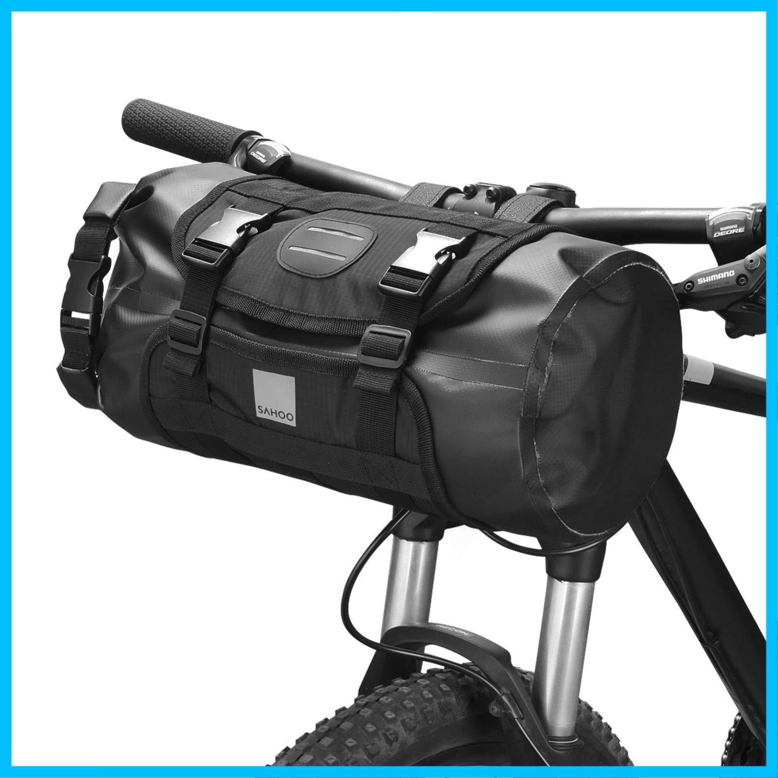 【在庫処分】ロードバイクMTB　マウンテンバイク用防水バイクハンドルバーバッグ　フロント自転車ドライパック　11L 大容量　防水　サイクリングフロント収納バッグ