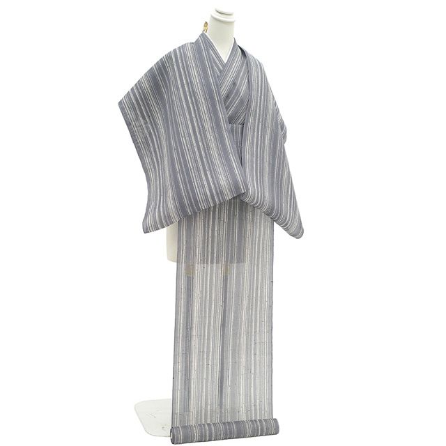 新古品】 夏物 着尺 着物 反物 夏芭蕉 別誂 天然繭 紗紬 正絹 伝統工芸