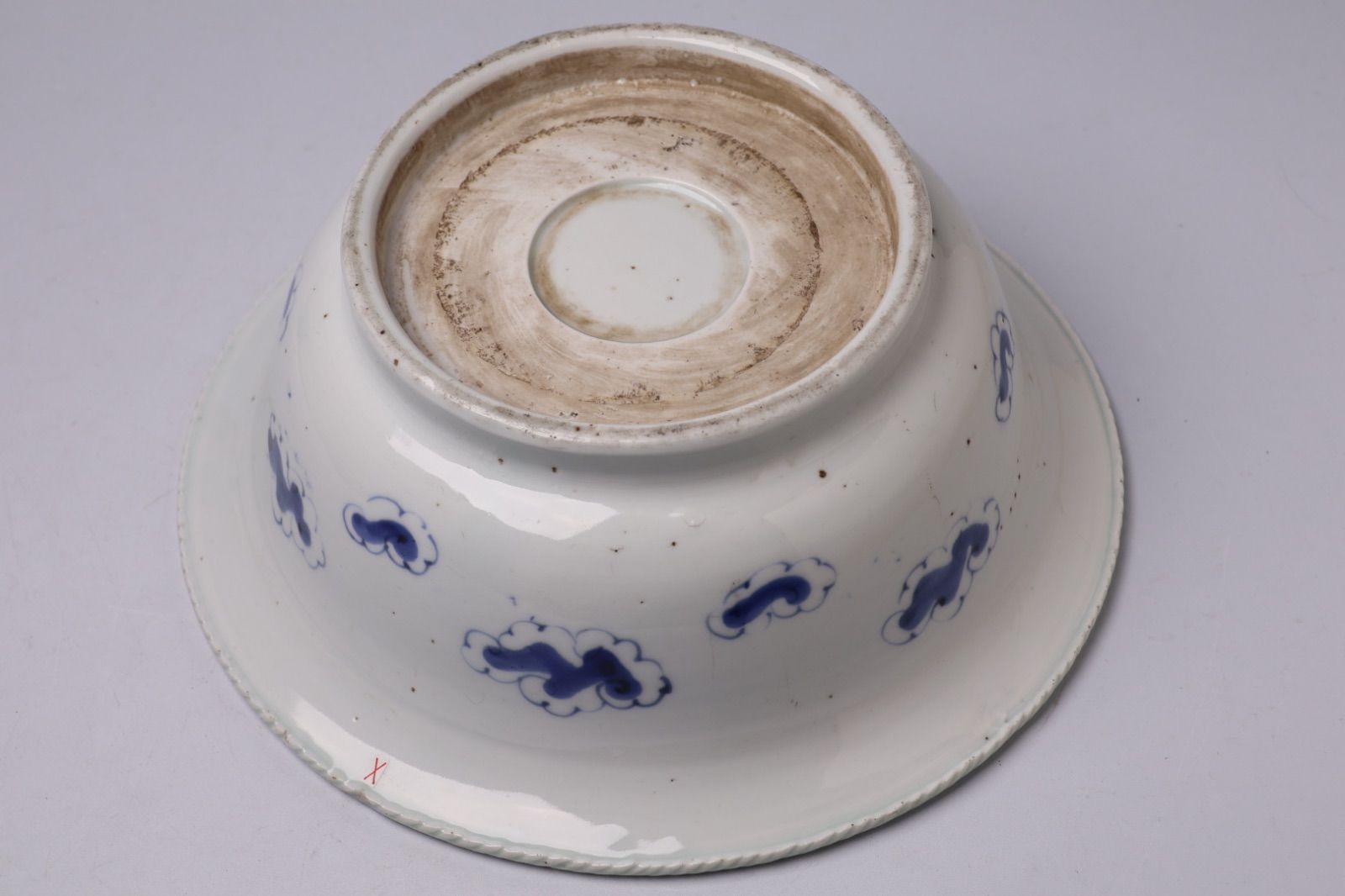 京焼清水 焼 梅林の図蓋付き煮物鉢 京焼清水焼 梅林の