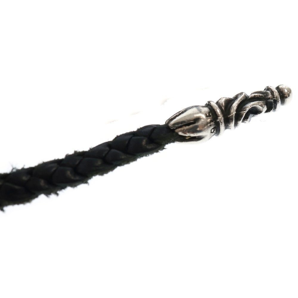 CHROME HEARTS クロムハーツ ネックレス LEATHER BRAID