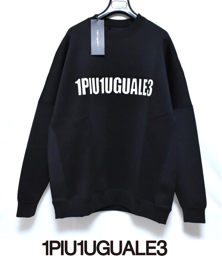 新品 1piu1uguale3 SPORT ロゴ ルーズフィット スウェット V 新品 1piu1uguale3 SPORT ロゴ ルーズフィット スウェット V