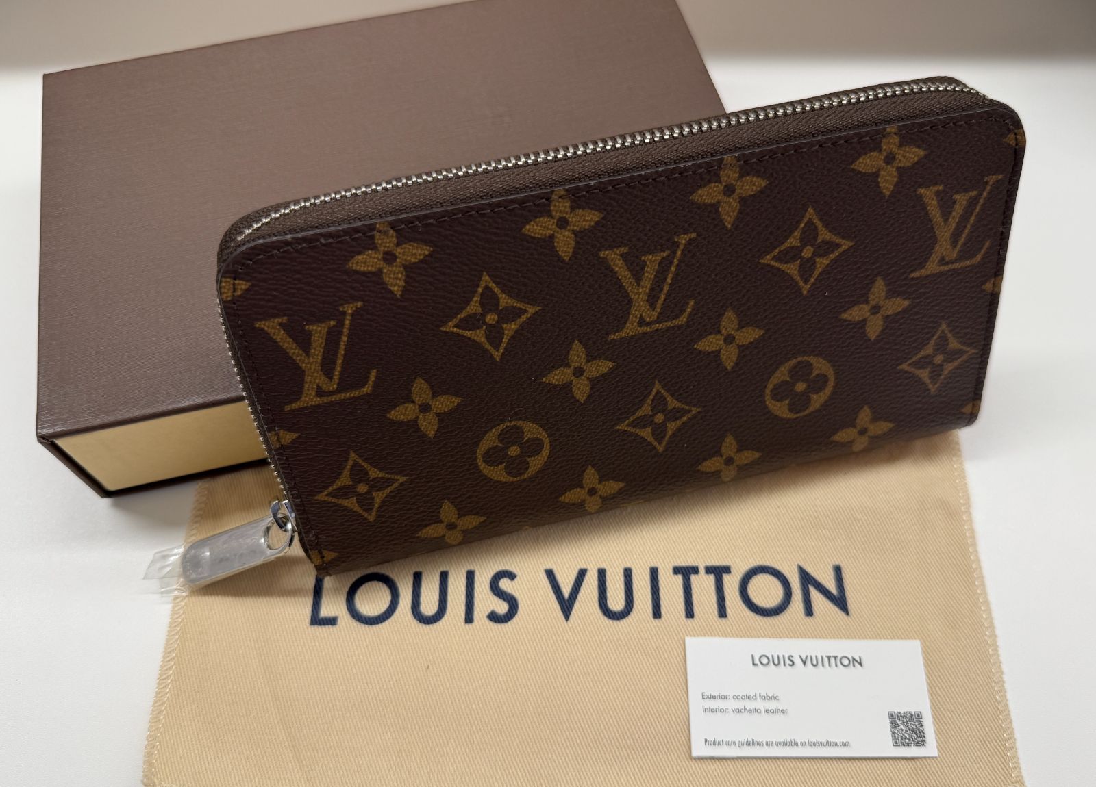 LOUIS VUITTON ルイヴィトン モノグラム ジッピーウォレット ウォッシュドブルー RFID 済