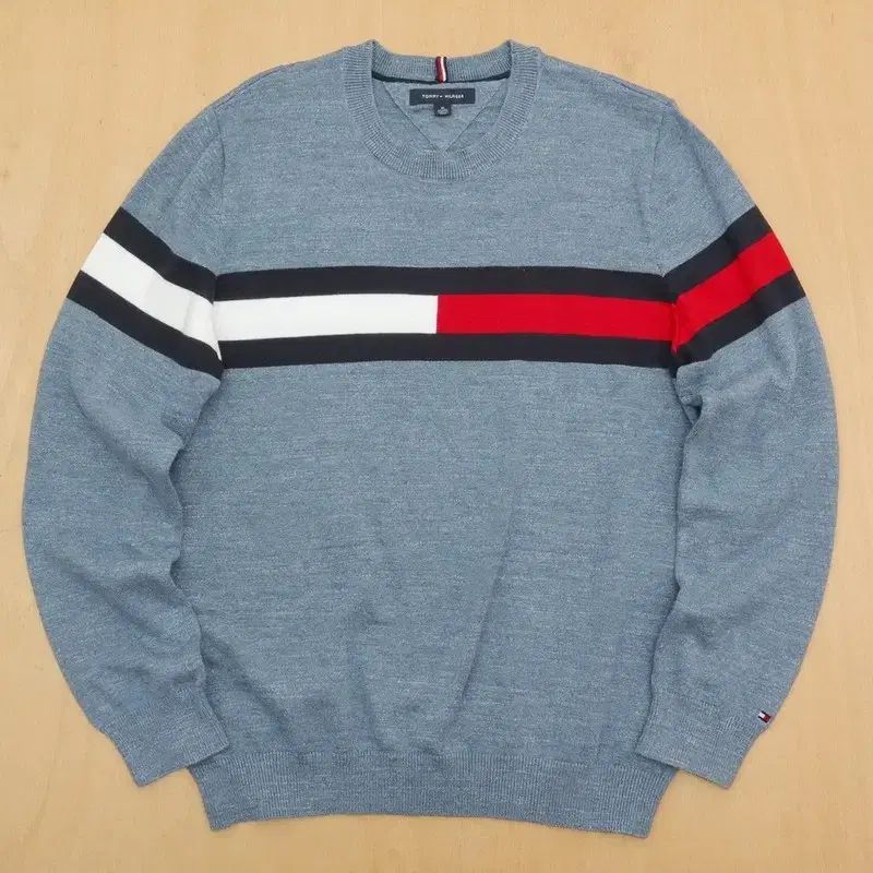 Tommy Hilfiger(トミーヒルフィガー) ラウンド ニット セーター 105 T ー 3809
