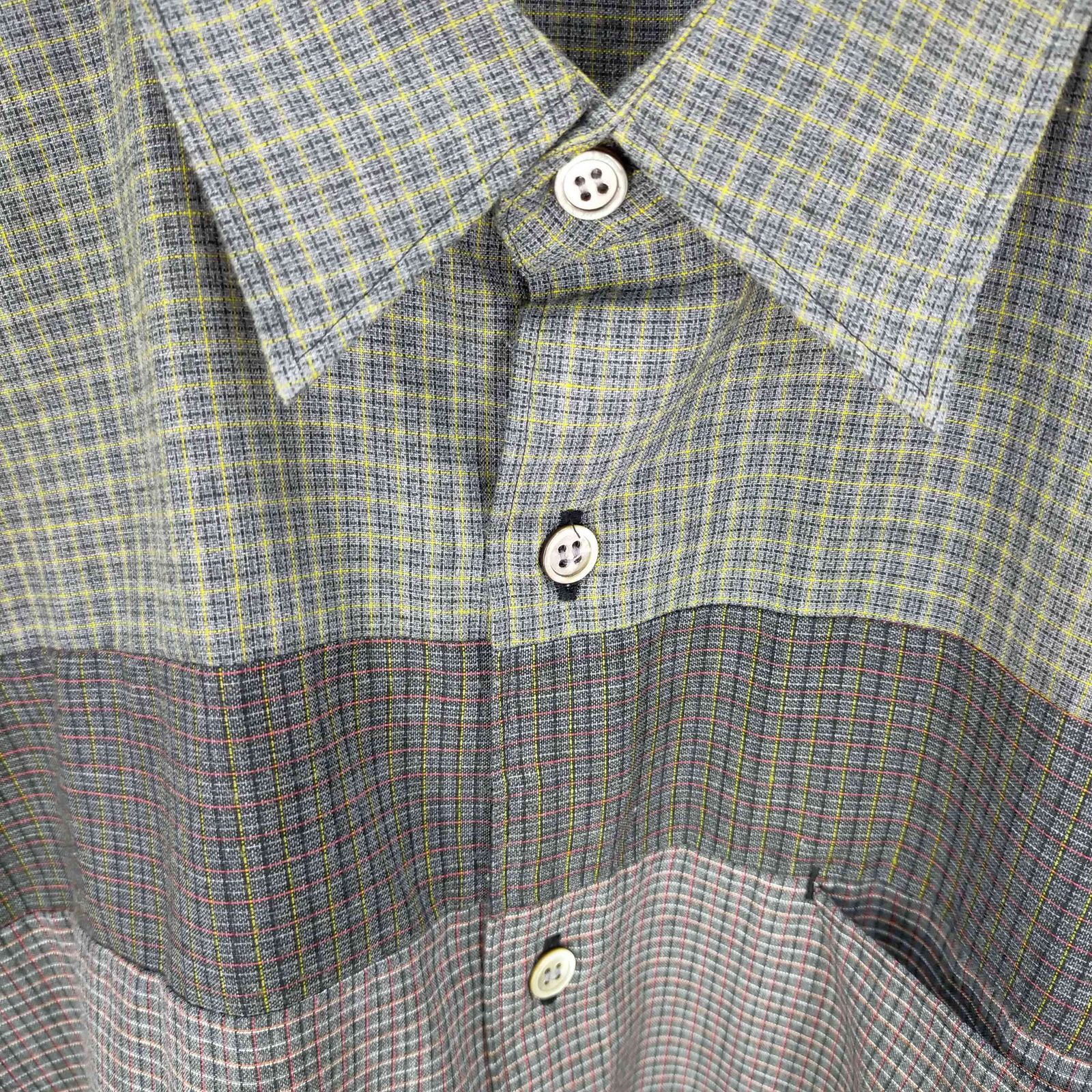 COMME des GARCONS HOMME 田中オム ボックスシャツ COMME des GARCONS HOMME 90's 田中オム でかボタン 開襟シャツ