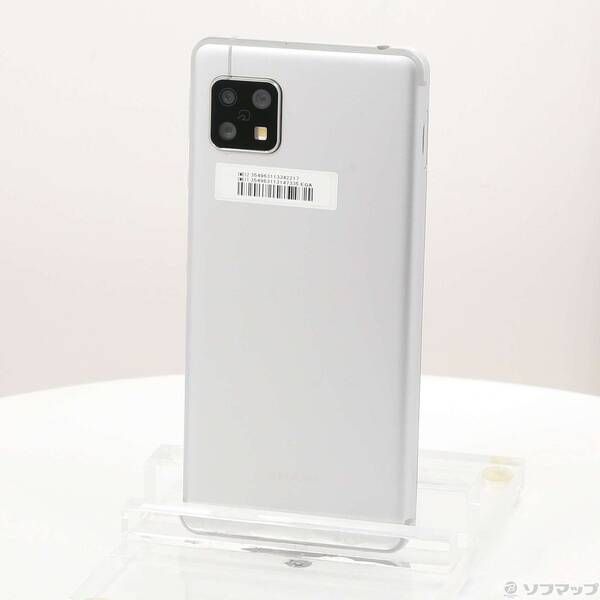 中古品〕 AQUOS sense4 64GB シルバー SH-M15 SIMフリー【377】