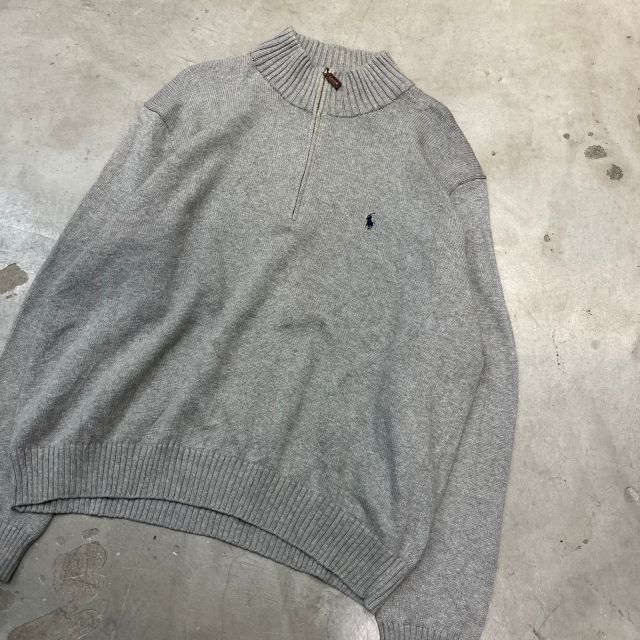 Ralph Lauren half zip knit】／ ラルフローレン ハーフジップ ニット