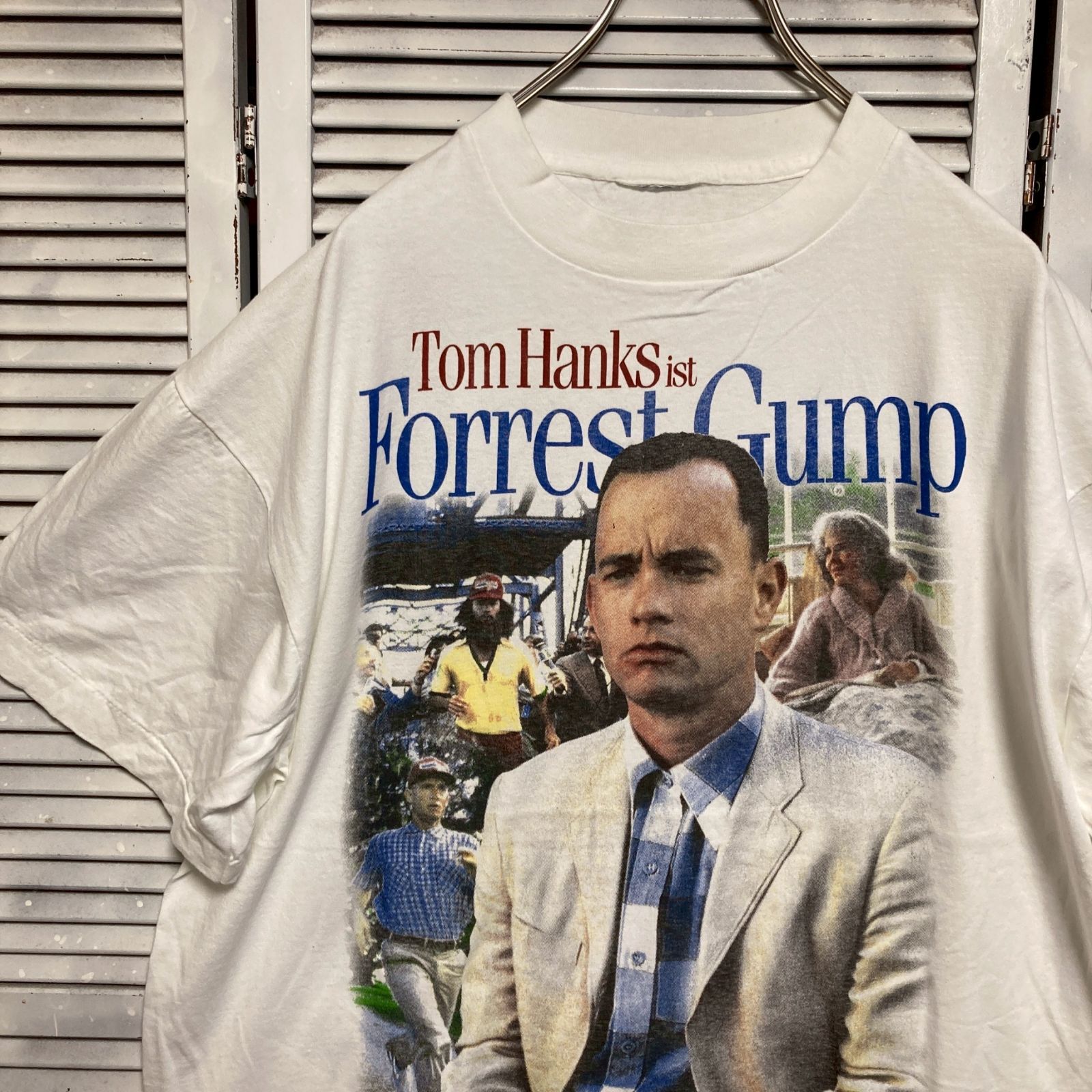 【レア】フォレスト・ガンプ 一期一会Forest Gump ムービーTシャツ L レアフォレスト・ガンプ 一期一会Forest Gump ムービーTシャツ L