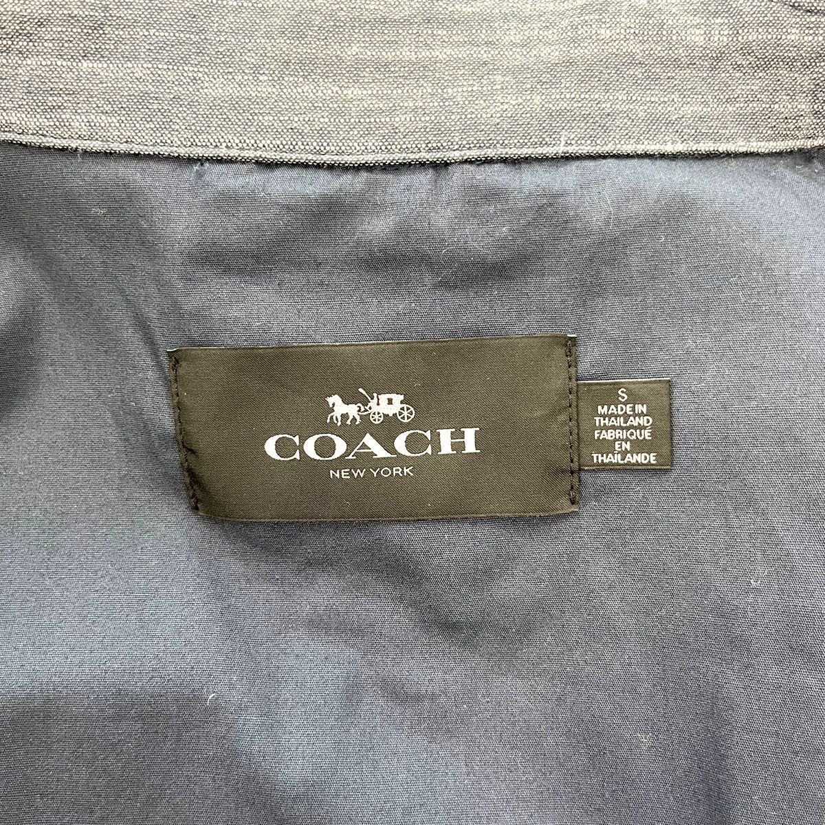 コーチ COACH SIGNATURE CHAMBRAY BLOUSON シグネチャー シャンブレー 