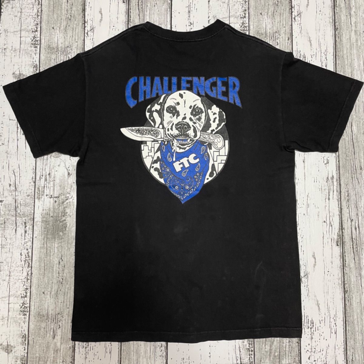 challenger × ftc Tシャツ 人気 Lサイズ ブラック 野村周平 - メルカリ