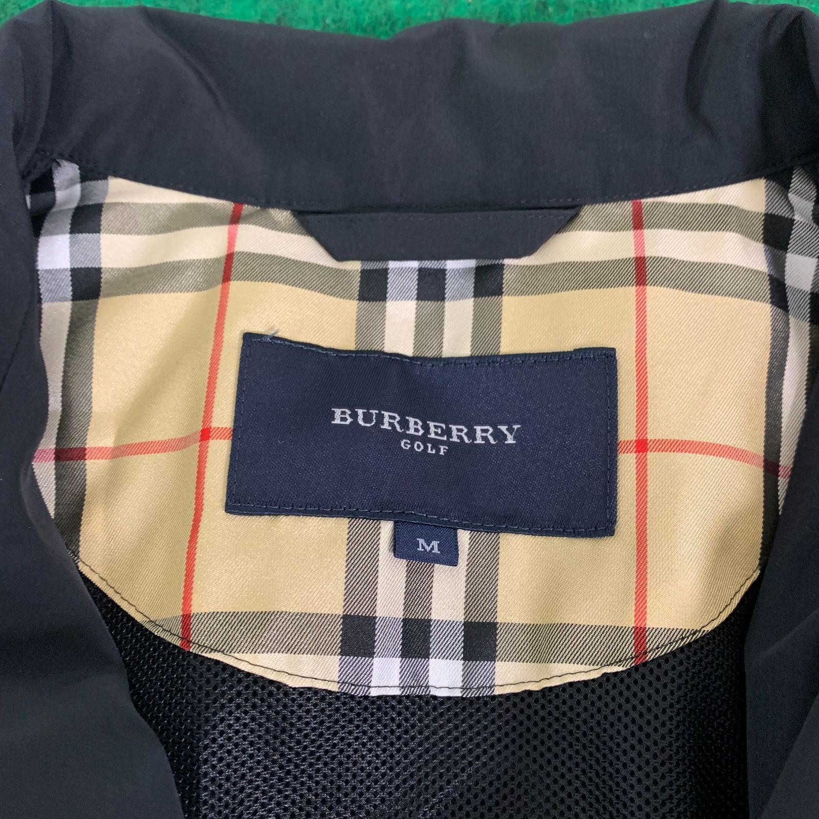 〇Burberry GOLF バーバリーゴルフ ドリズラージャケット スウィング